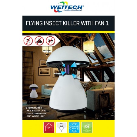 WEITECH | FLYING INSECT KILLER WITH FAN 1