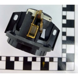 Bride de coussinet arrière + ressort de charbon